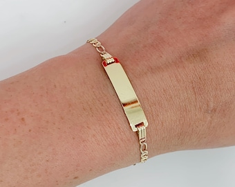 14K 3 TONE VALENTINO BRACELET