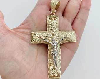 14K CROSS PENDANT XL