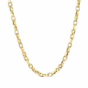 14K Twist Open Link Chain