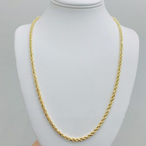 14K 3.5MM 26” ROPE CHAIN