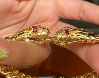 【新品】yand snake y& monstera bracelet 10K il_340x270.2689515733_7iqg.jpg