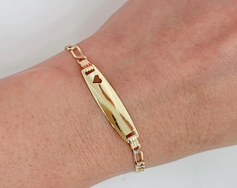 14K Baby Bracelet with Heart