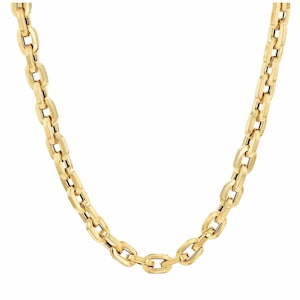 14K Square Open Link Chains