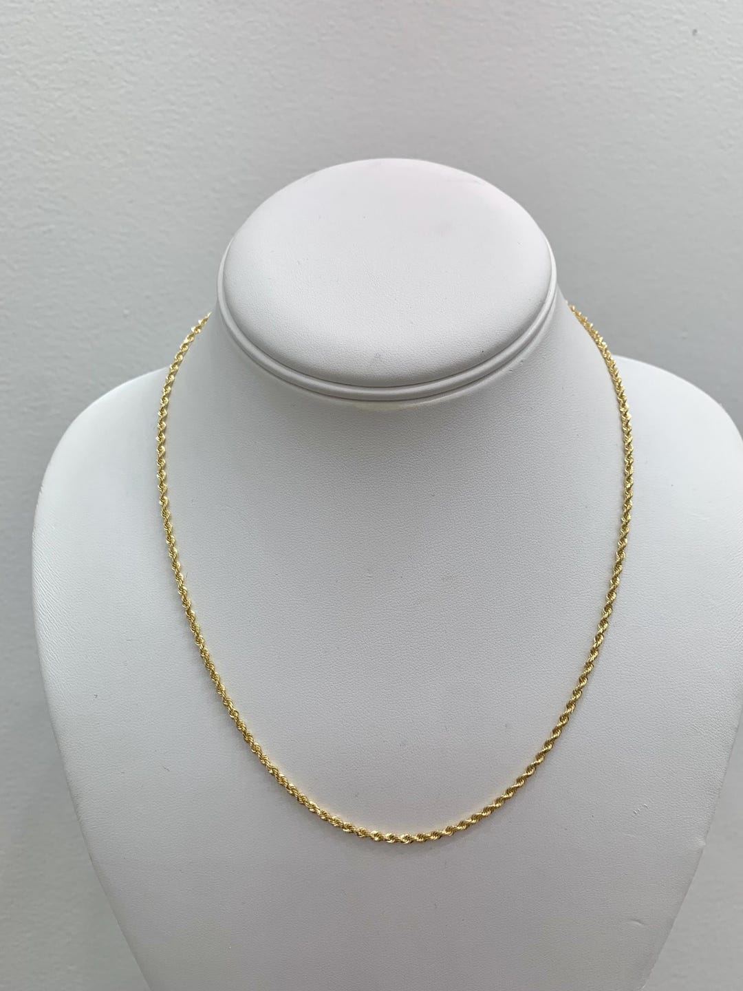14K 2MM ROPE CHAIN - Etsy