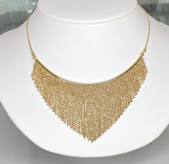 美品　Ameri vintage CHAIN FRINGE NECKLACE 8DAFCC66-3E35-439E-84B1-