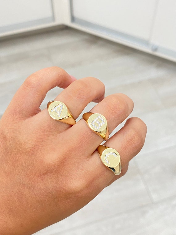 cesoi＊2Finger Crystal Ring Gold 2Finger Crystal Ring Gold | C'esoi