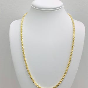 14K 4.5MM 24” ROPE CHAIN
