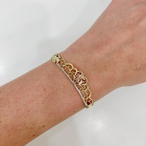 14K Crown &quot;15&quot; Bracelet