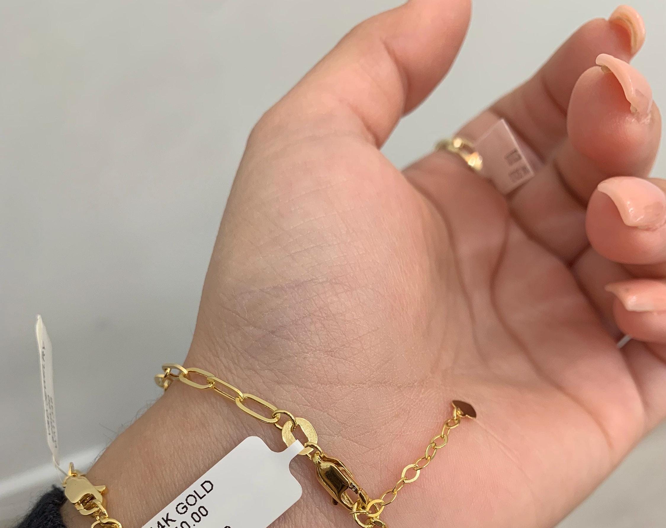 14K MIX LINKS BRACELET - Etsy