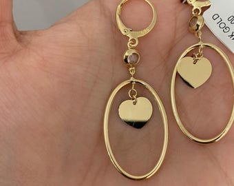 14K Dangle Earrings