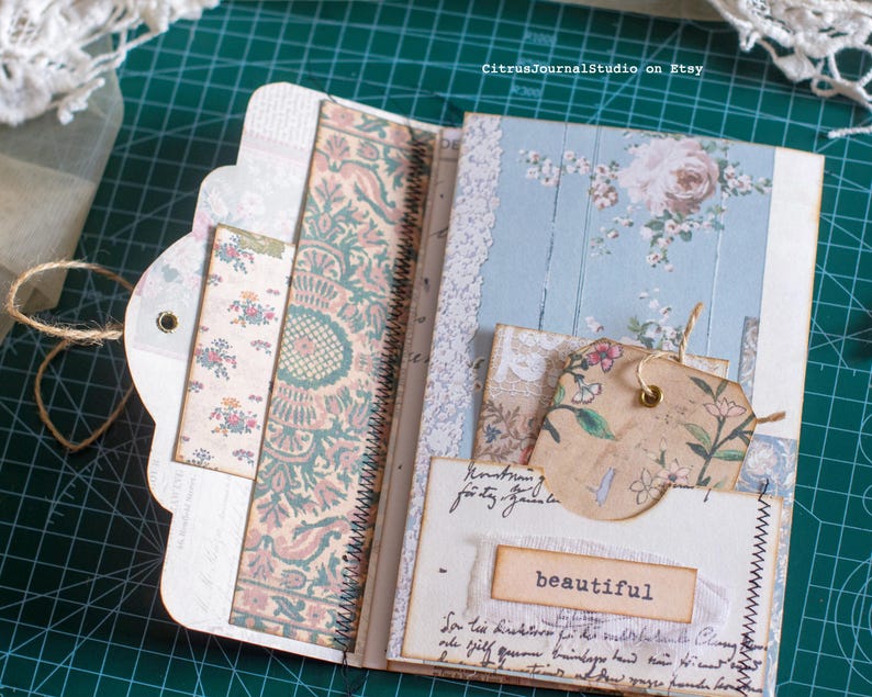 Shabby Chic Junk Journal Folio, Vintage Ephemera (digital Download) - Etsy
