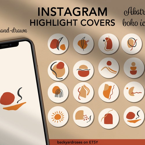 Boho Instagram Story Highlight Icons Instagram Highlight | Etsy