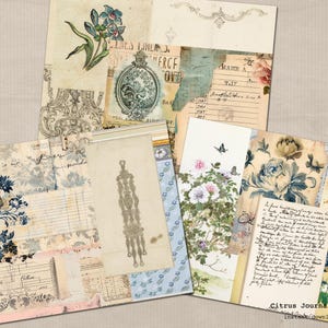 Vintage Junk Journal, Shabby Chic Junk Journal, Junk Journal Vintage ...