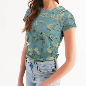 Women's Vincent Van Gogh Almond Blossom Tee | Artist Gifts | Artistic Clothing | Gifts for Her | Art Shirts | Van Gogh Gifts | Art Student