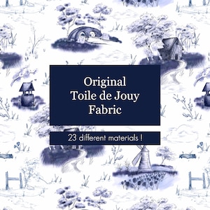 Toile De Jouy Fabric | Custom Fabric | Original Fabric Design | Craft Supplies | Cute Fabric
