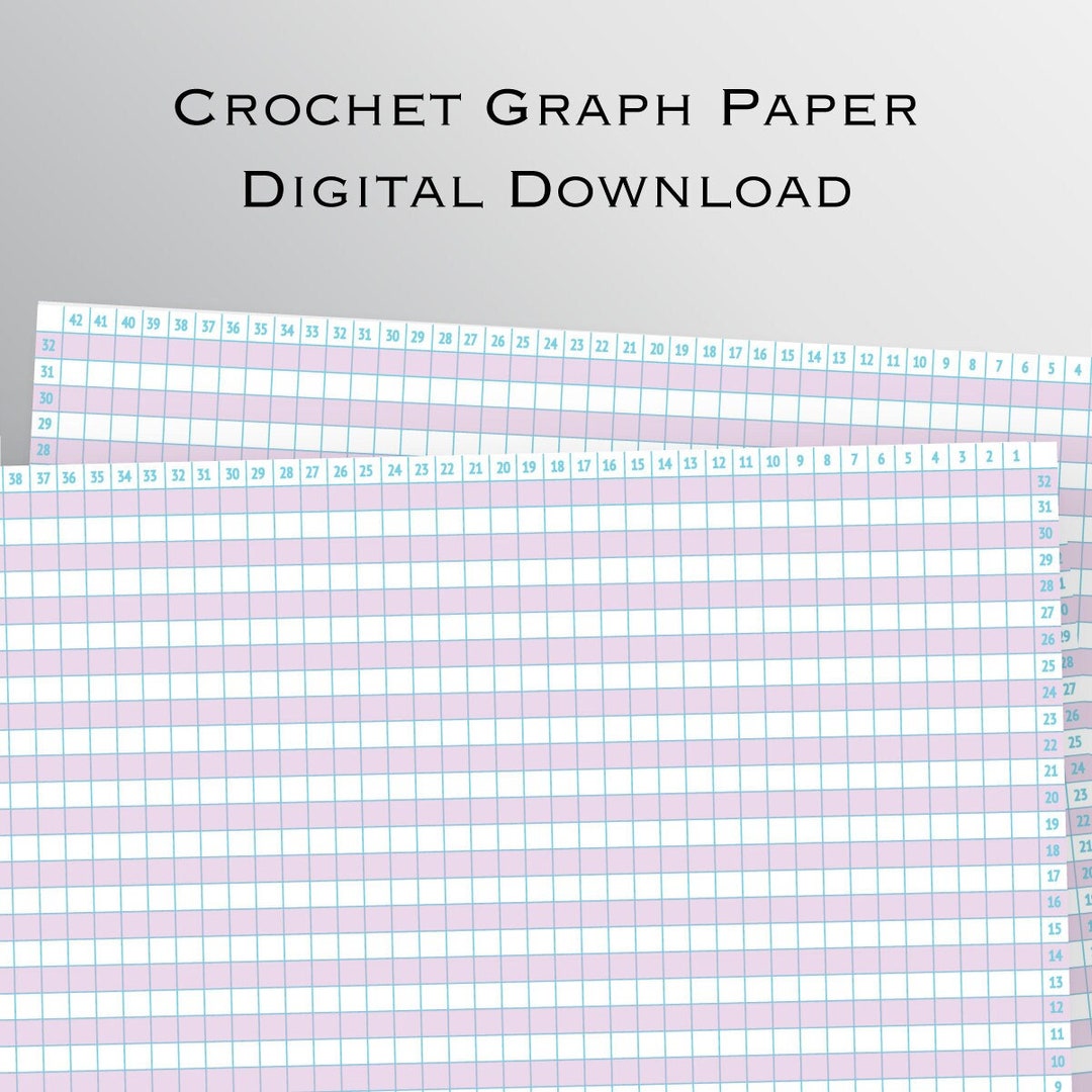 Crochet and Knitting Numbered Graph - Il 1080xN.4532543636 2857 