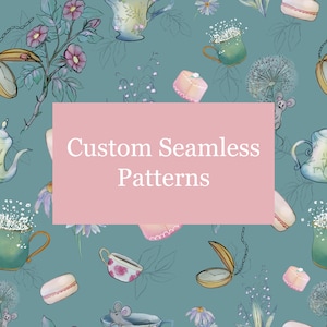 Custom pattern | Custom Fabric Pattern | Custom Art | Hand Drawn Pattern | Seamless Patterns| Custom Wallpaper Designs | Stationary |