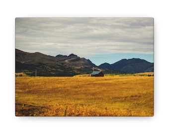 Golden Days Canvas Gallery Wraps | Original Photography | Wall Art | Montana Photography | Original Art | Barn Photo | Canvas Print |