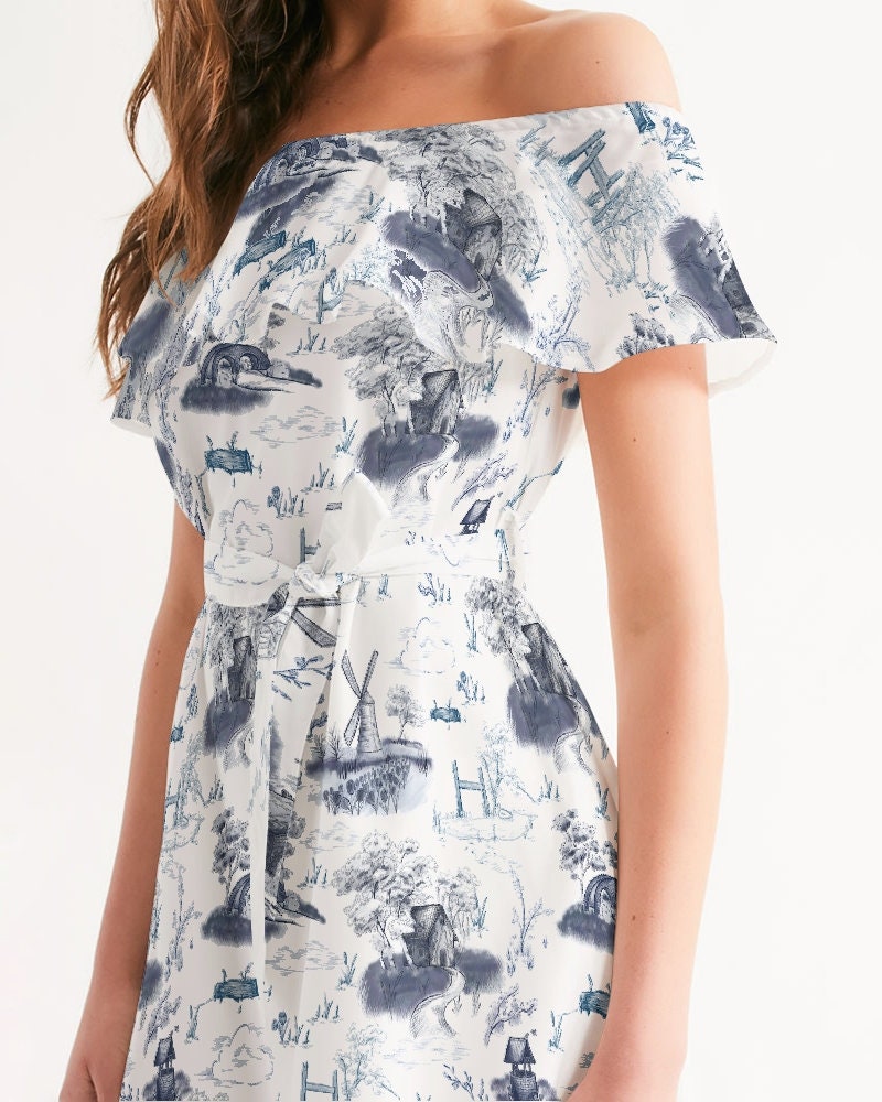 bridesmaid dresses swatches free Luisa Positano | Dress Tori Merletti Ramo Blue main image 0