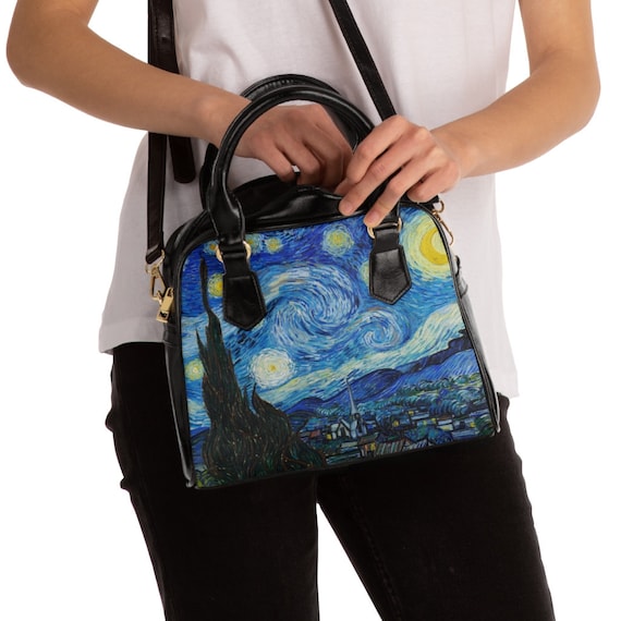 Amazon.com: Value Arts Van Gogh Starry Night Coin Purse Pouch with Key Ring  : Clothing, Shoes & Jewelry
