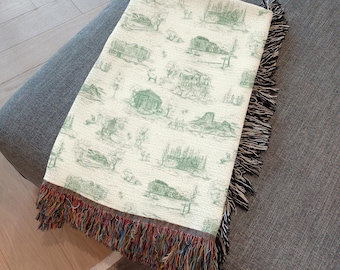 Colorado Toile Woven Blanket
