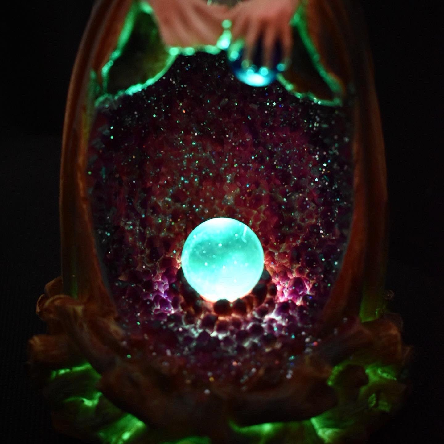 Backflow Incense Burner / Wizard / Lightup / Home Fragrance / Etsy