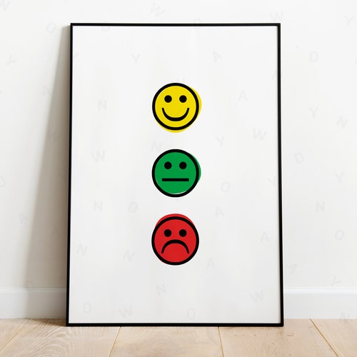 Hi Hello Hey Downloadable Print Modern Wall Art Simple | Etsy