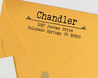 Custom Address Stamp | Personalized Self-Inking Stamp | Personalized Stamp | Custom Rubber Stamp | Free Shipping Over 35 US