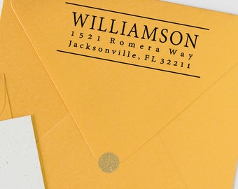 Personalized Address Stamp | Custom Name Address Stamp | Address Stamp | Personalized Self-Inking Stamp | Custom Rubber Stamper