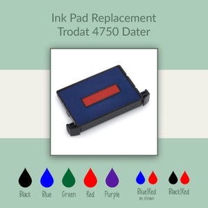 Trodat 4750 Ink Pad Replacement for Self-Inking Stamp