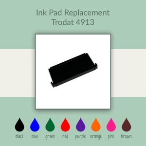 Trodat Printy 4913 Replacement Ink Pad for Self-Inking Stamper