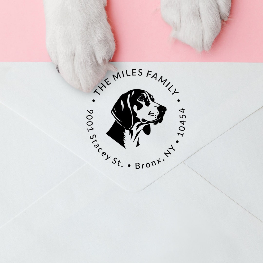Custom Beagle Stamp | Beagle Custom Self-inking Stamp | Custom Beagle ...