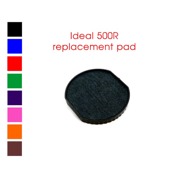 Ink Pad Replacement for Ideal 500R| Ideal 500R Replacement Pad | Ink Pad for Self-Inking Ideal 500R Stamper