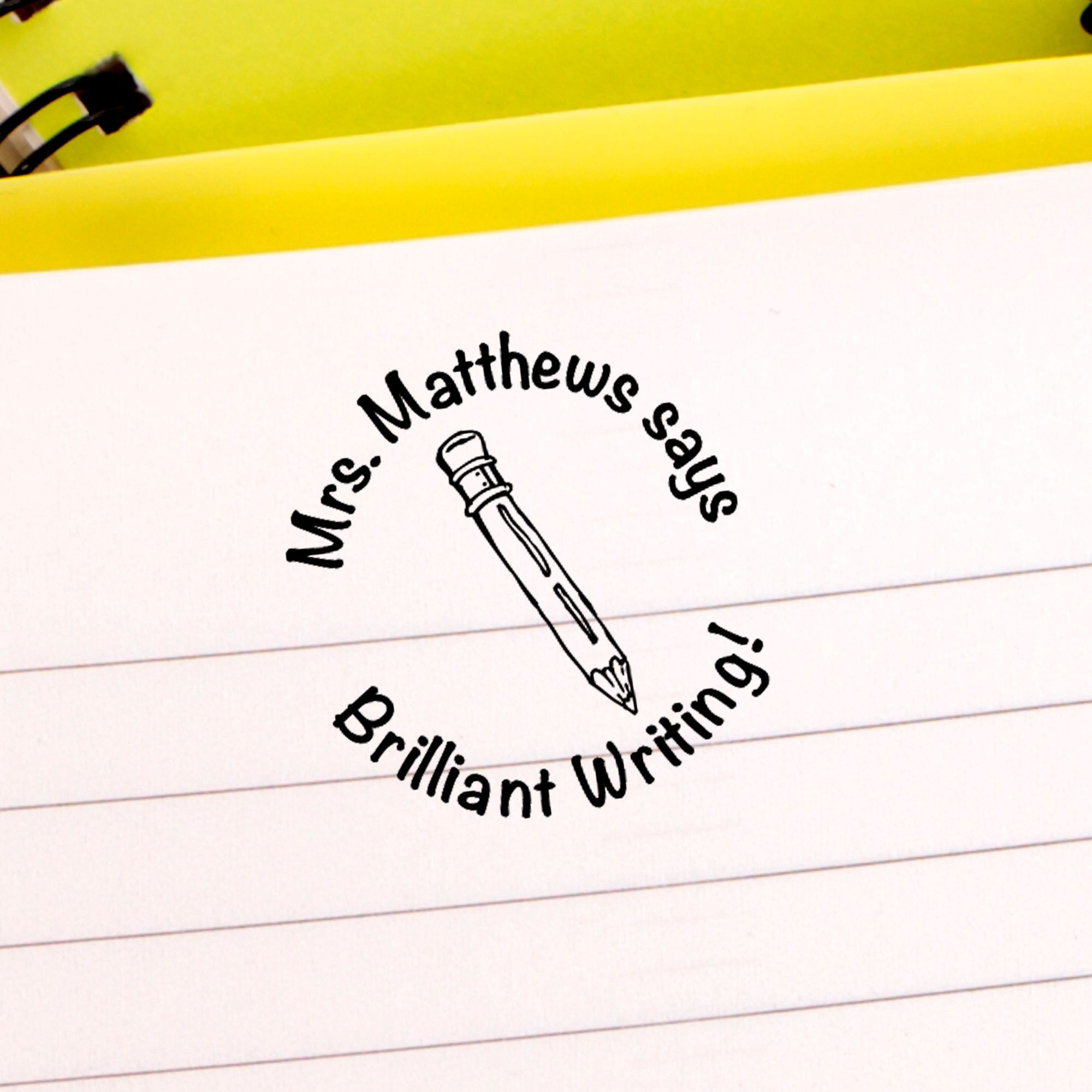 Personalized self-inking stamps image