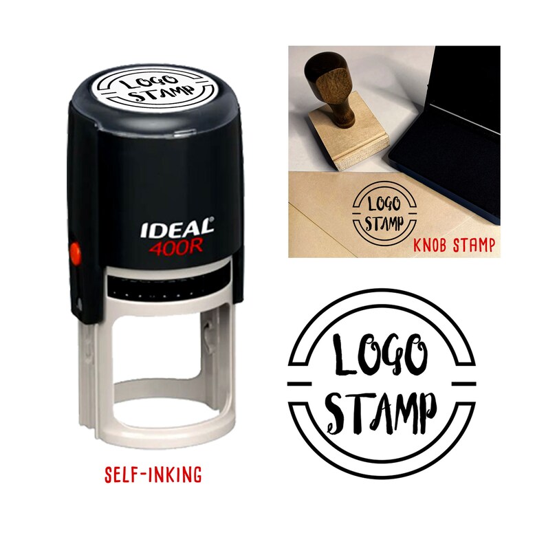 Logo Stamp  Custom Logo Stamp  Your Logo Stamp  Your Brand image 1