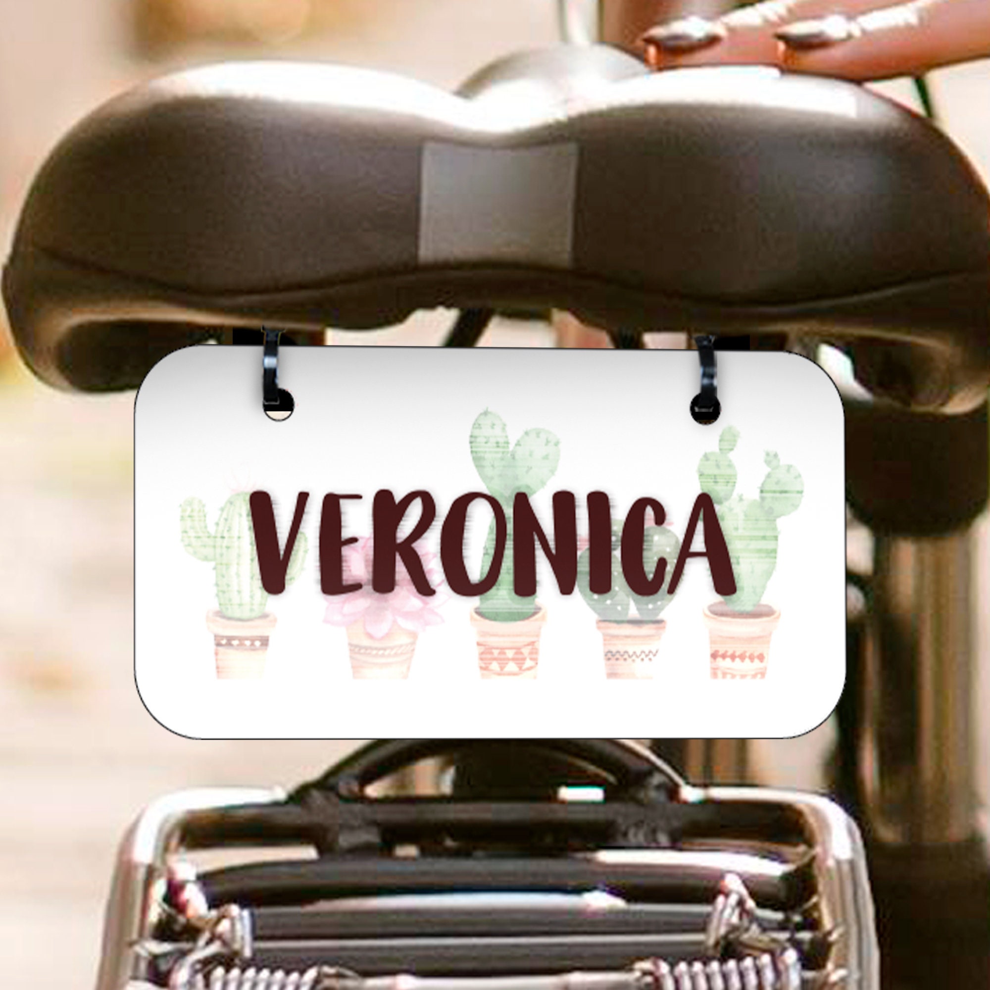 Toys & Games Sports & Outdoor Recreation Cactus Bike License Plate