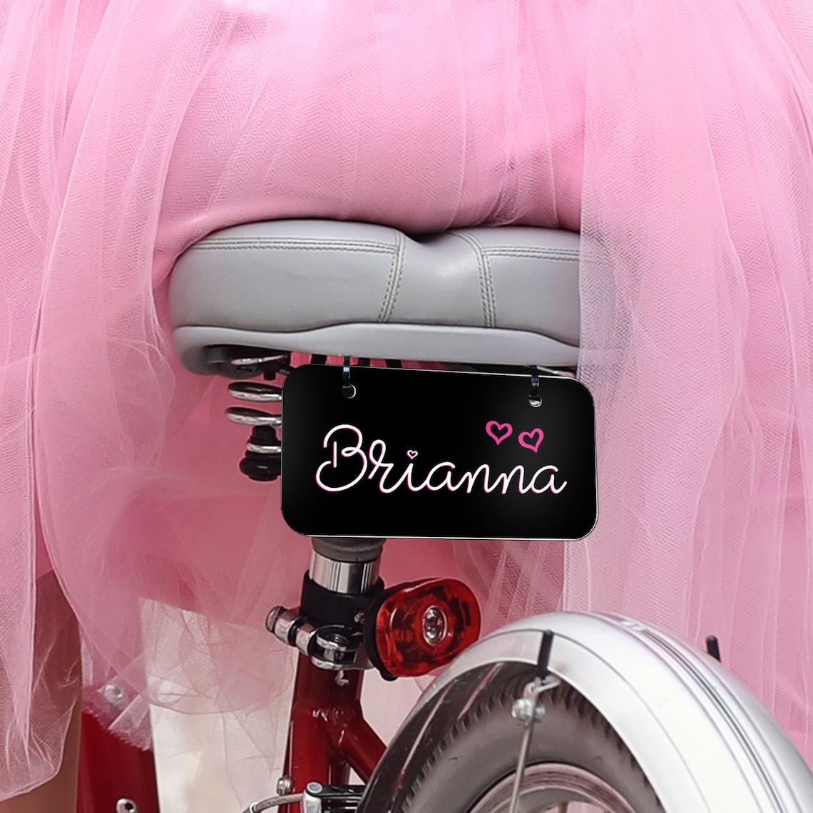 Customized Bicycle License Plate Personalized Bike Name Etsy