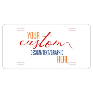 Custom Designed Car License Plate | Your Custom Car License Plate | Custom Car Name License Plate | Personalized Car Name Plate | Logo Plate