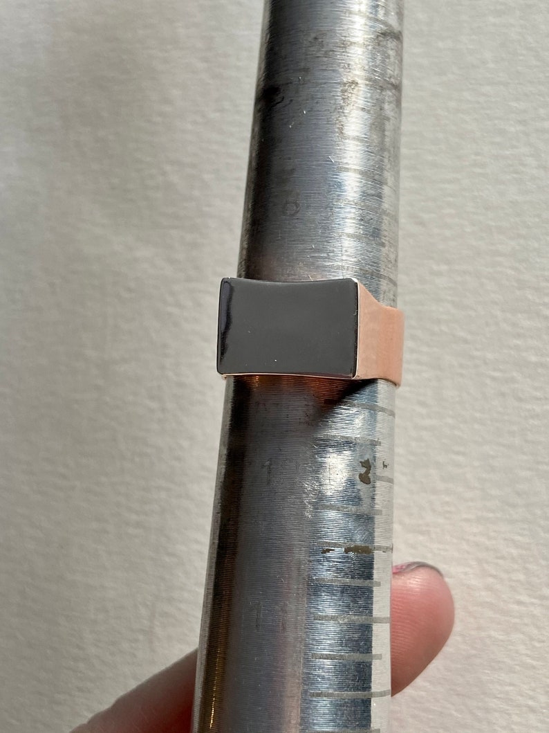 Handmade Two-Tone Silver and Copper Ring