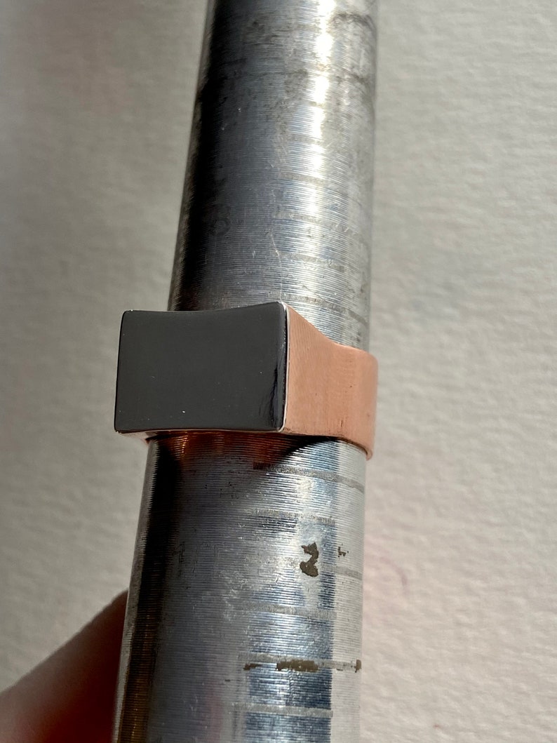 Handmade Two-Tone Silver and Copper Ring