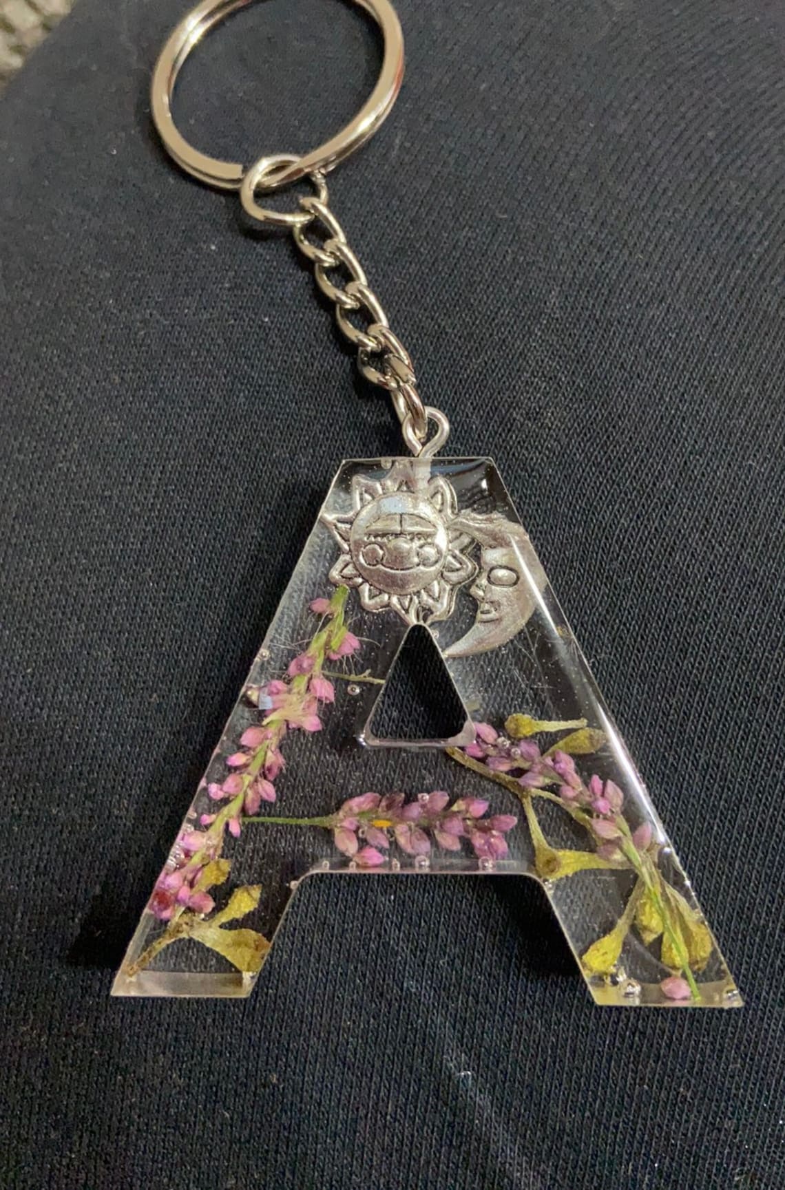 Customize Colorful Resin epoxy letters keychain Etsy