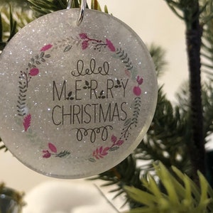 Merry Christmas ornament