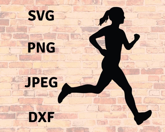 Download Woman Runner Svg Runners Cut File Cricut Runner Woman Etsy