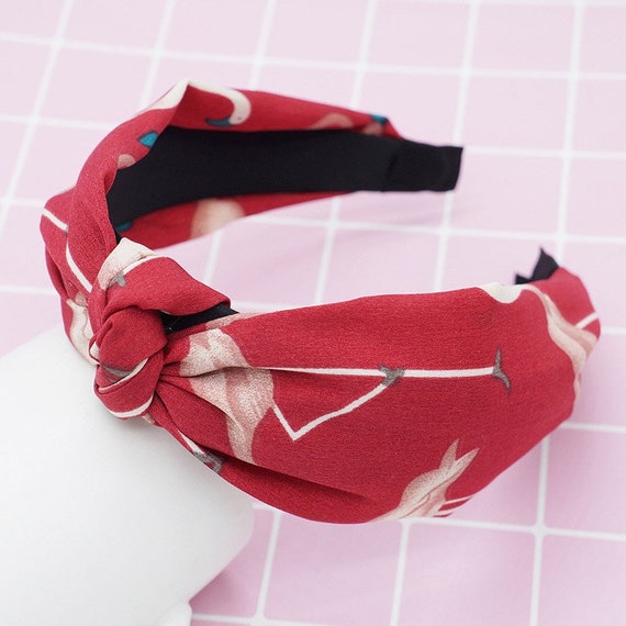 Flamingo Cross Knot Headband / Madlisastreet Accessories | Etsy