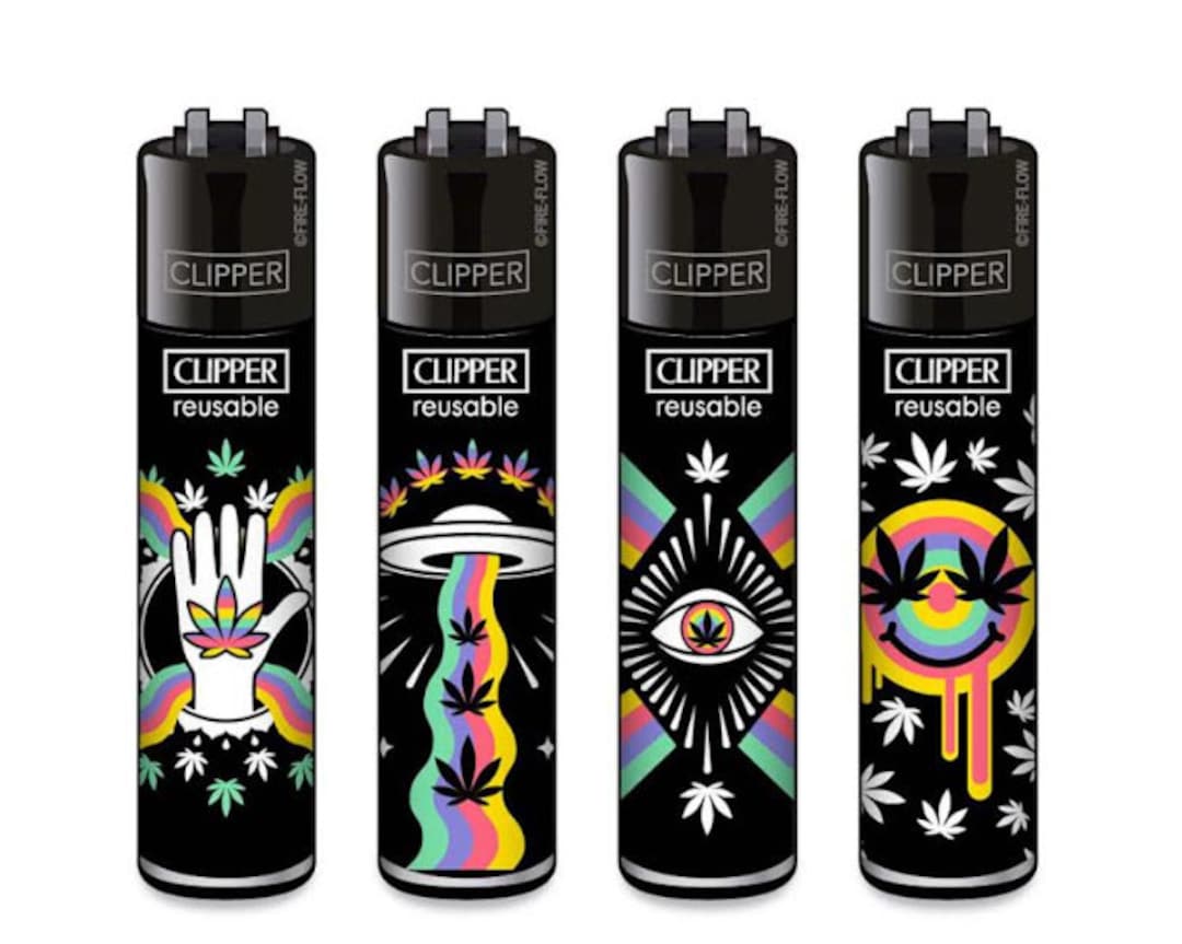420 RAINBOW CLIPPER Lighters Buy Individual Lighters / Whole Set Unique