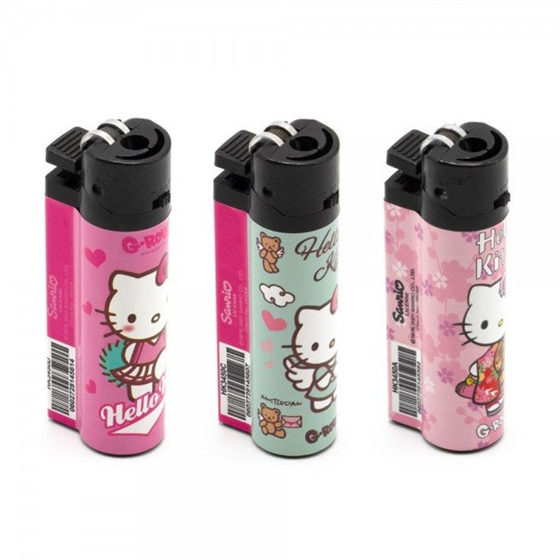 Grollz HELLO KITTY Lighters pink Love Designs Etsy UK