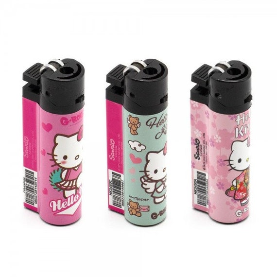 G-rollz HELLO KITTY Lighters pink Love Designs Unique Funny Cool Buy  Individual or Whole Set 