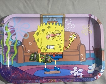 RICK & MORTY x THE SIMPSONS METAL ROLLING TRAYS Small Or Medium RICK & MORTY x THE SIMPSONS METAL ROLLING TRAYS Small Or Medium