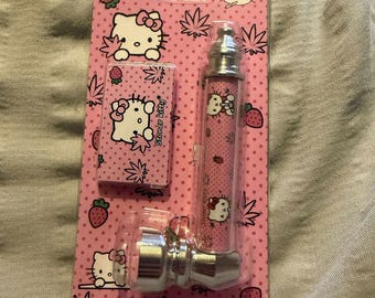 STONER KITTY Metal Smoking PIPE - 8cm Pipe with Metal Gauzes