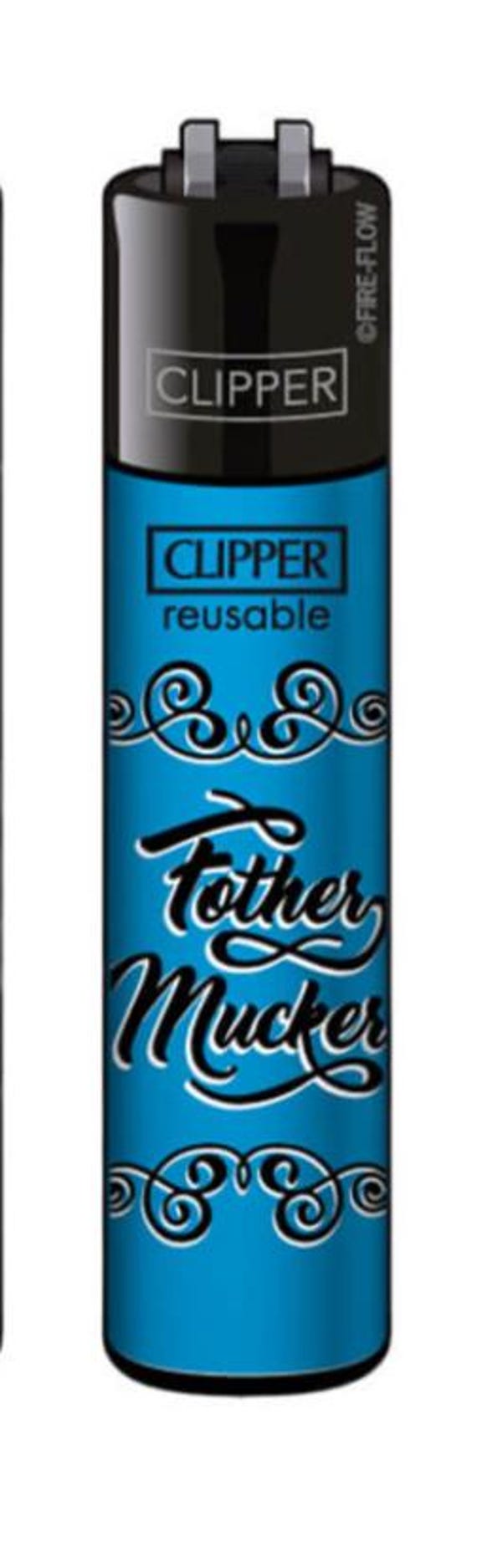 Rude Clipper Lighters: Funny F*ck Word Design - Individual or Set